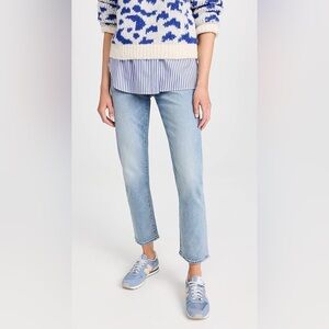 MOTHER Hiker Hover High-Waisted Jeans, size 30